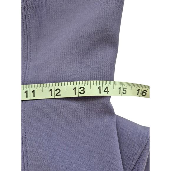White House Black Market Dress Sz 6 Lavender Fit & Flare Keyhole Front Career - Picture 5 of 8
